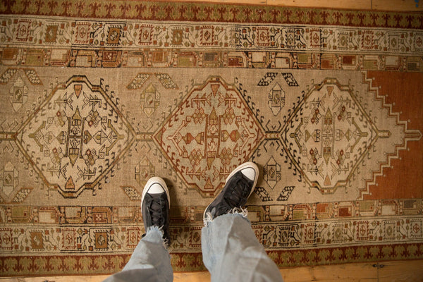 Vintage Distressed Serab Rug Runner // ONH Item: ee005107, Image 1