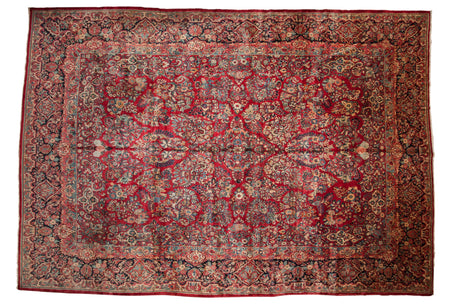 Vintage Sarouk Carpet // ONH Item: ee005112