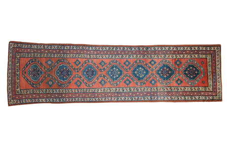 3.5x11.5 Antique Northwest Persian Rug Runner