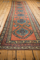 3.5x11.5 Antique Northwest Persian Rug Runner