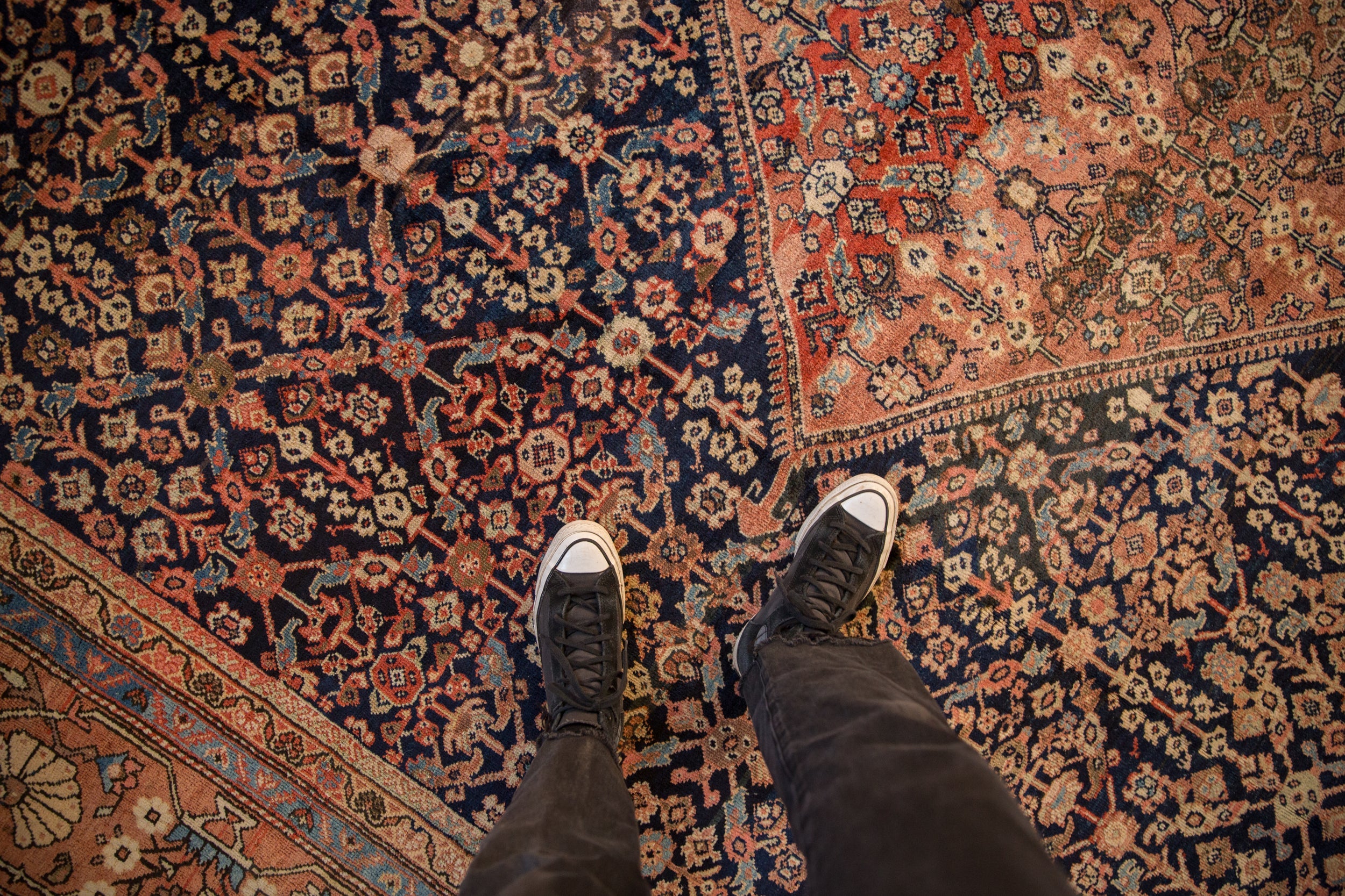 Vintage Mahal Carpet // ONH Item: ee005126, Image 1