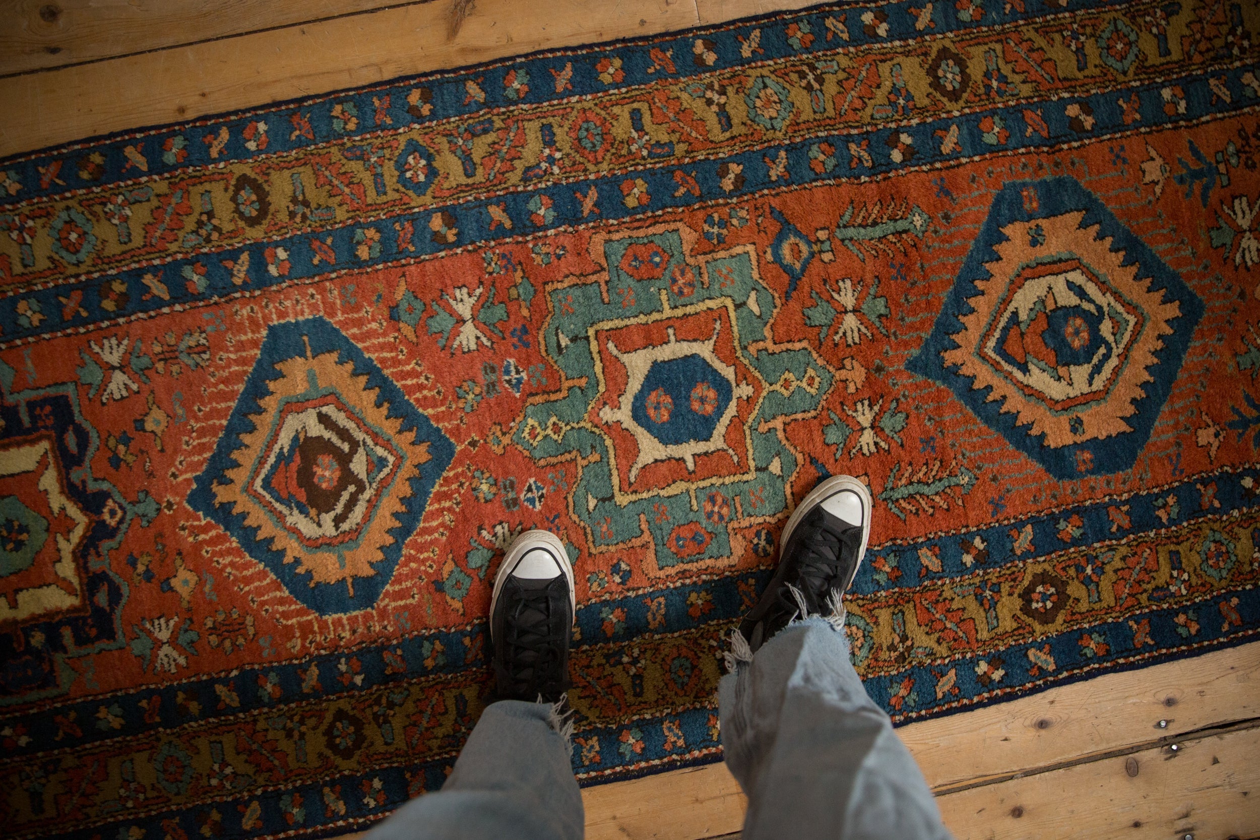 Antique Heriz Rug Runner // ONH Item: ee005128, Image 1