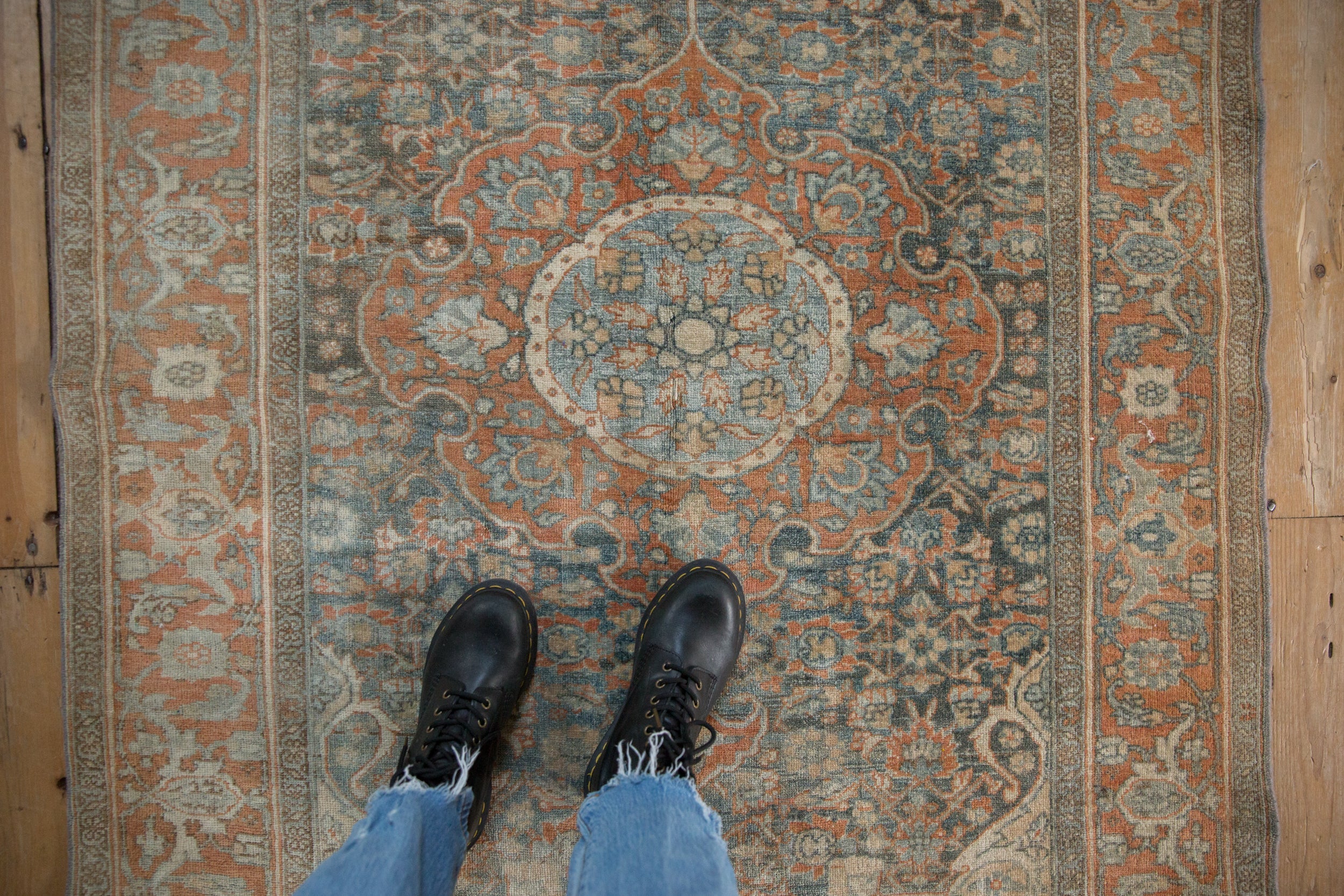 Vintage Distressed Bijar Rug // ONH Item: ee005137, Image 1