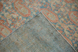 The ribbed, hand-knotted foundation and side cord of the vintage Serbend rug.