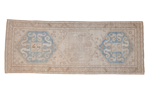 Vintage Distressed Caucasian Rug Runner // ONH Item: ee005151