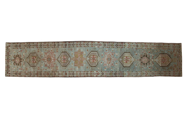 Vintage Distressed Karaja Rug Runner // ONH Item: ee005156