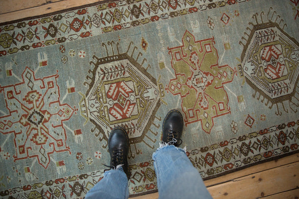 Vintage Distressed Karaja Rug Runner // ONH Item: ee005156, Image 1