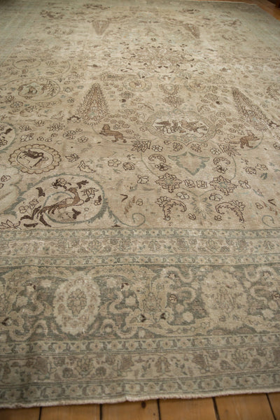Vintage Distressed Tabriz Carpet // ONH Item: ee005164, Image 9