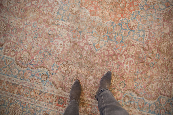 Vintage Distressed Meshed Carpet // ONH Item: ee005166, Image 1