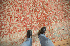 6x8.5 Vintage Distressed Heriz Carpet