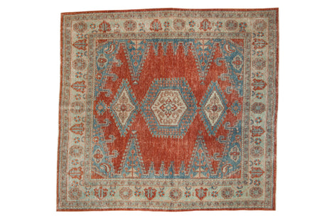 Vintage Distressed Veece Square Carpet // ONH Item: ee005174