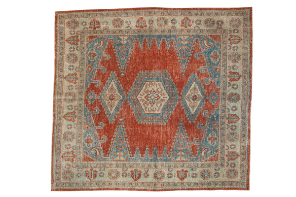 Vintage Distressed Veece Square Carpet // ONH Item: ee005174