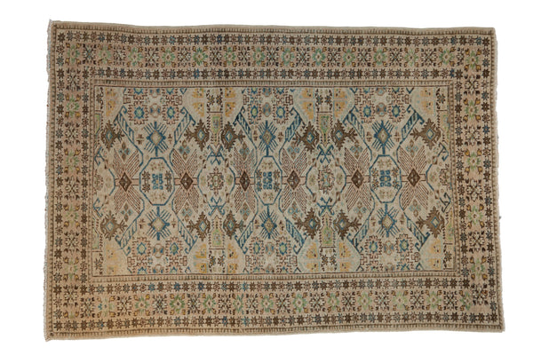 Vintage Distressed Tabriz Square Rug // ONH Item: ee005181