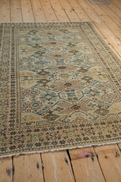 Vintage Distressed Tabriz Square Rug // ONH Item: ee005181, Image 4