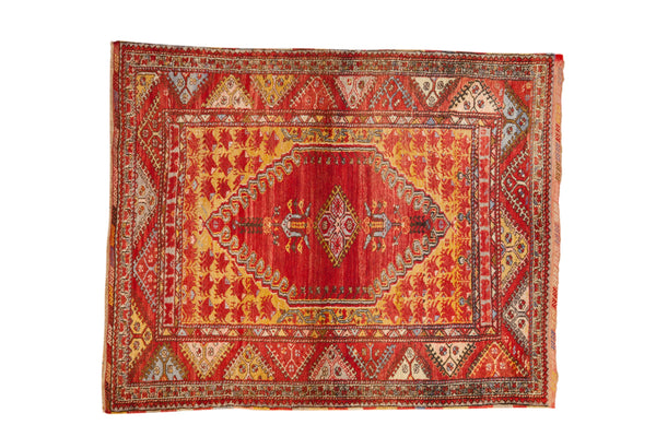 Vintage Anatolian Square Rug // ONH Item: ee005195