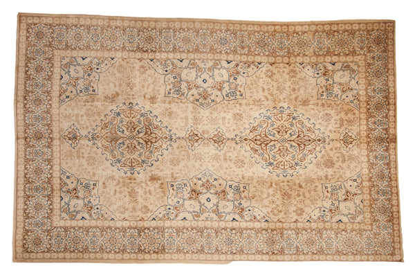 Vintage Distressed Tabriz Carpet // ONH Item: ee005202
