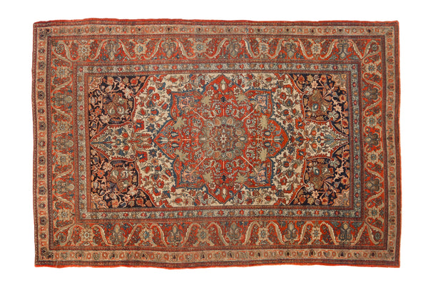 Antique Fine Kashan Rug // ONH Item: ee005203