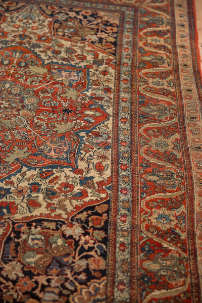 Antique Fine Kashan Rug // ONH Item: ee005203, Image 7