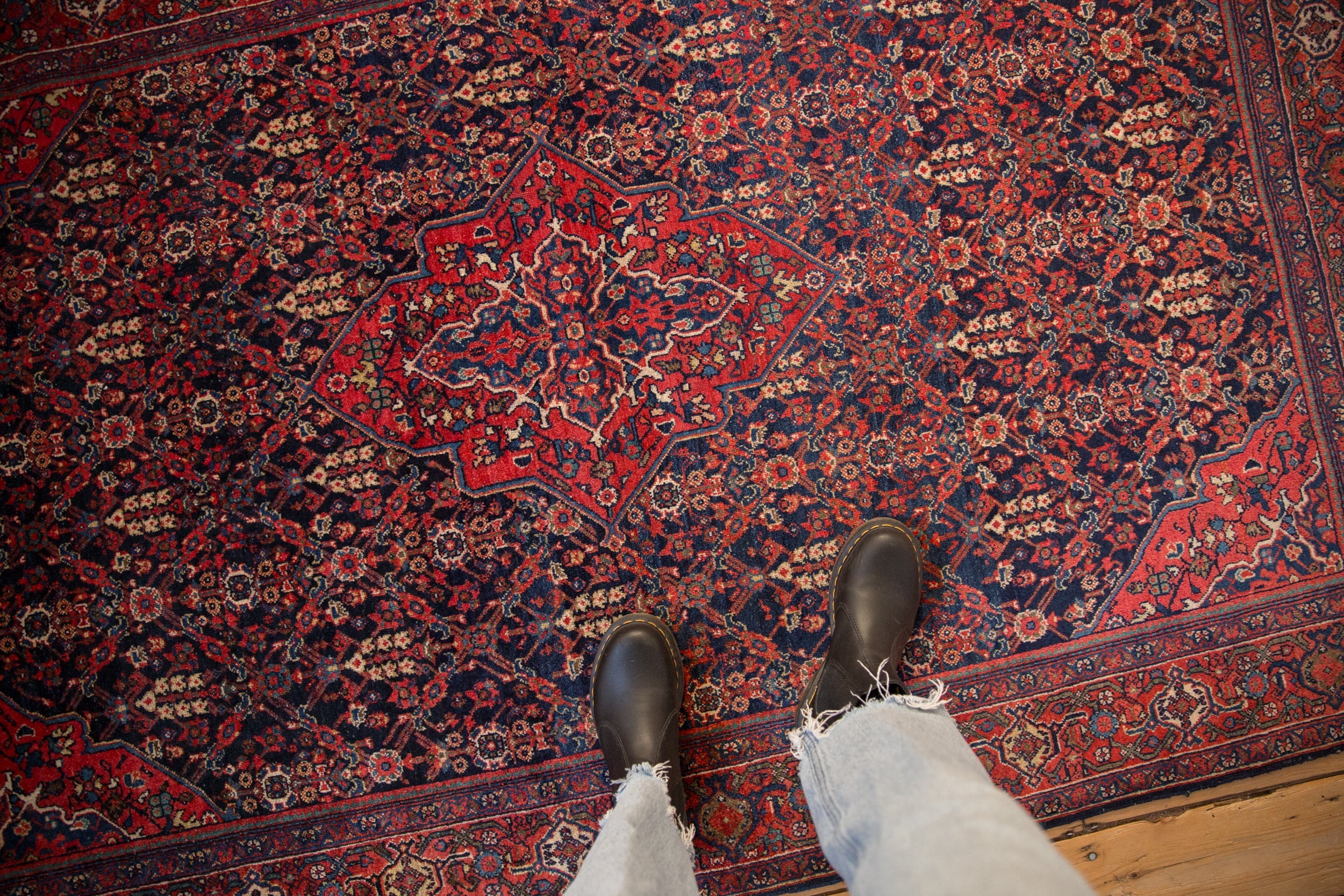 Antique Sarouk Rug // ONH Item: ee005204, Image 1