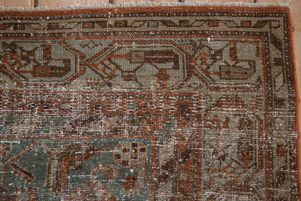 Vintage Distressed Hamadan Rug Runner // ONH Item: ee005218, Image 10