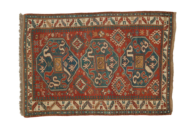 Antique Kazak Rug // ONH Item: ee005222