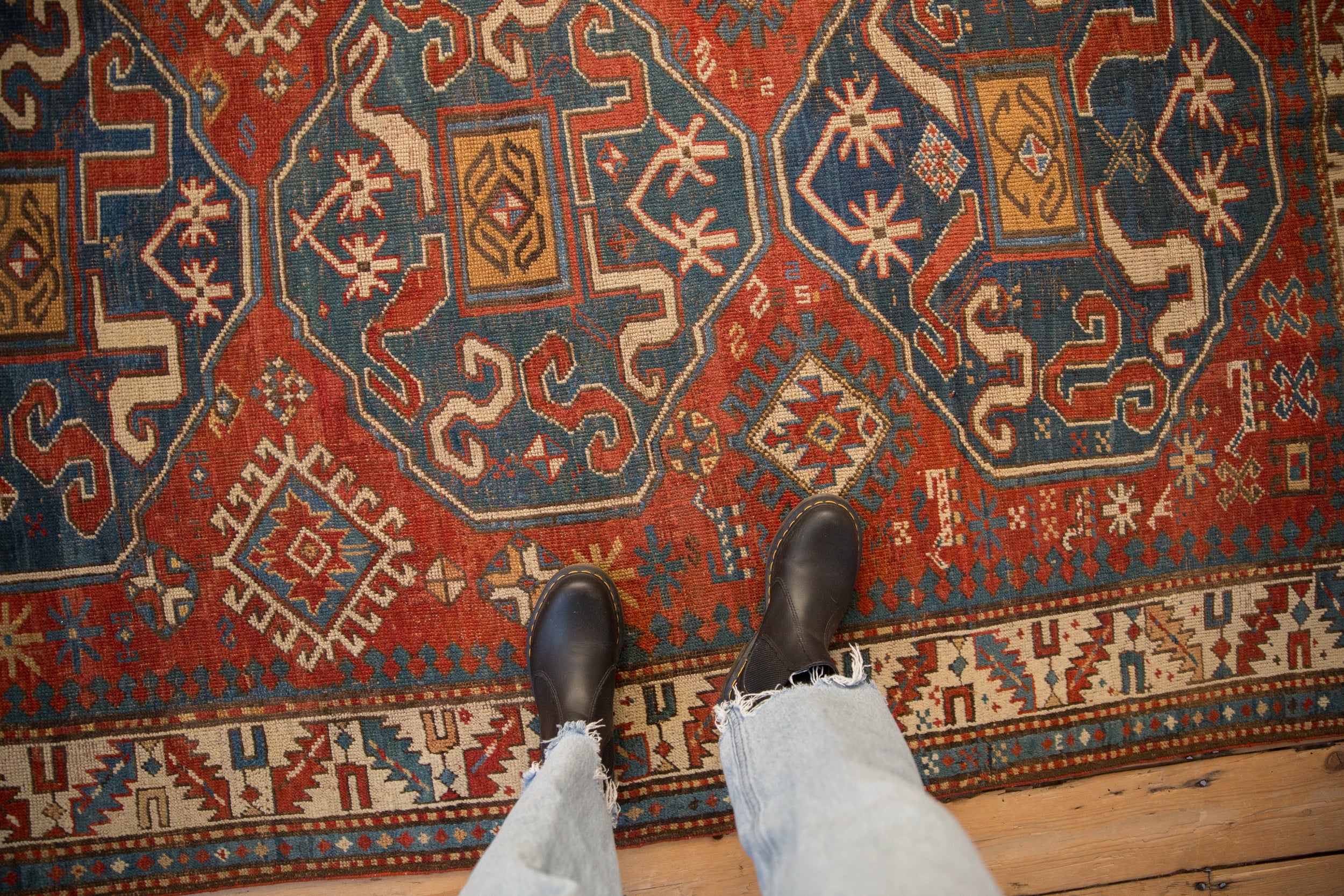 Antique Kazak Rug // ONH Item: ee005222, Image 1