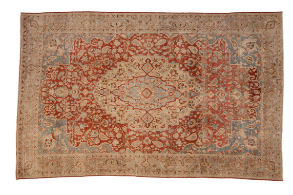 Vintage Distressed Tabriz Carpet // ONH Item: ee005227