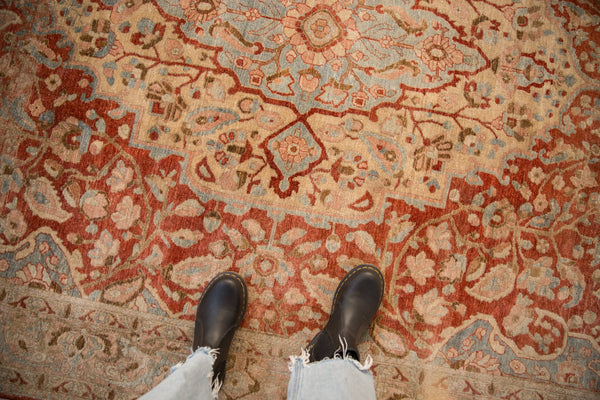 Vintage Distressed Tabriz Carpet // ONH Item: ee005227, Image 1