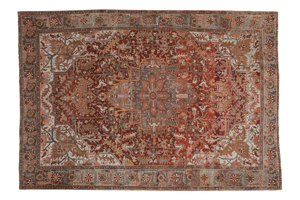 Vintage Distressed Ahar Carpet // ONH Item: ee005234