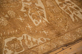 Mostly even short pile texture and secure side cord selvage of a hand-knotted vintage Kars rug.