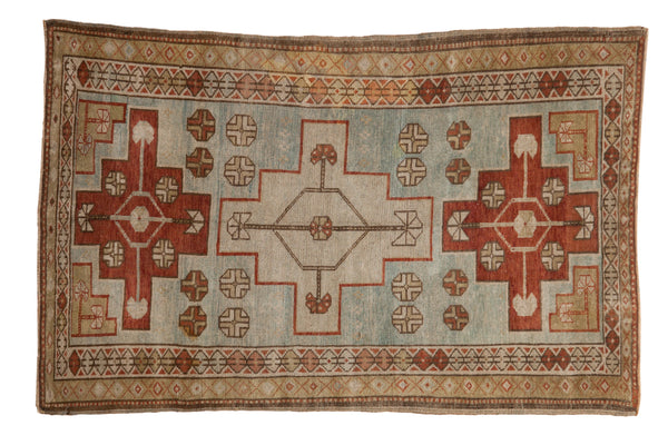 3x5 Vintage Distressed Caucasian Rug // ONH Item ee005260