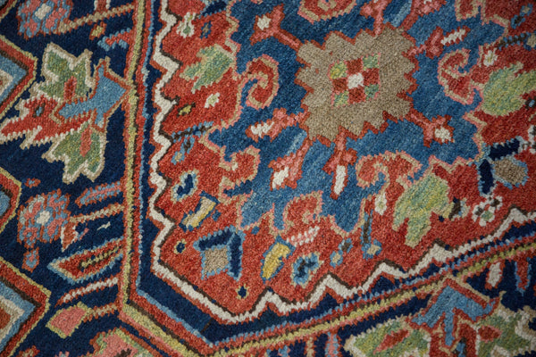 7.5x11 Vintage Heriz Carpet // ONH Item ee005265, Image 12