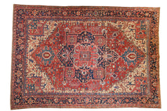 8x11.5 Vintage Heriz Carpet // ONH Item ee005269