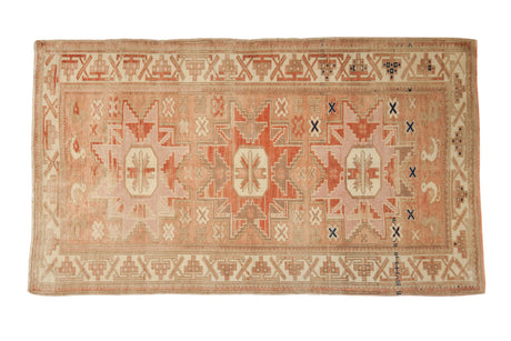 3.5x6.5 Vintage Distressed Anatolian Rug // ONH Item ee005271