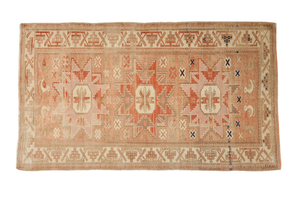 3.5x6.5 Vintage Distressed Anatolian Rug // ONH Item ee005271