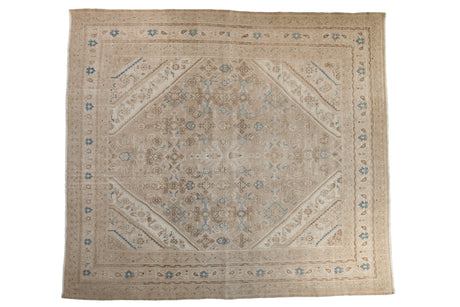 7.5x8.5 Vintage Distressed Bibikabad Square Carpet // ONH Item ee005273