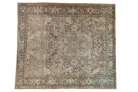 7.5x9 Vintage Distressed Heriz Carpet // ONH Item ee005280