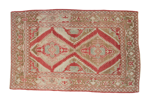 3.5x5.5 Vintage Distressed Caucasian Rug // ONH Item ee005282