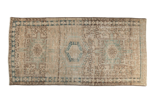 3x6.5 Vintage Distressed Karaja Rug Runner // ONH Item ee005284