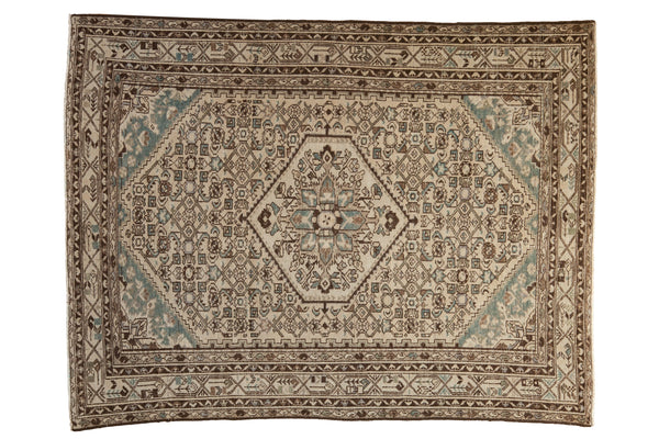 5x6.5 Vintage Distressed Hamadan Rug // ONH Item ee005286