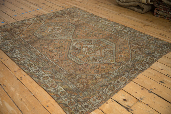 5x6 Vintage Distressed Kamseh Square Rug // ONH Item ee005290, Image 3