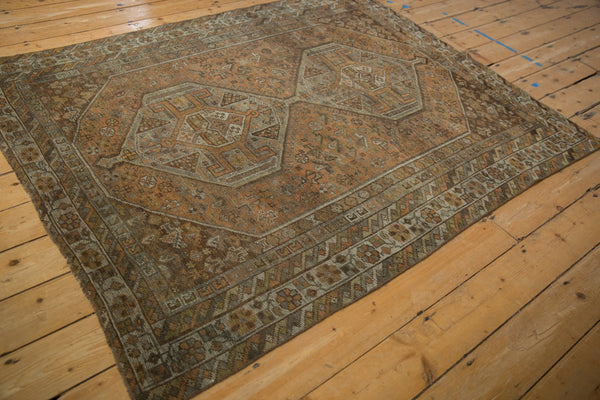 5x6 Vintage Distressed Kamseh Square Rug // ONH Item ee005290, Image 4