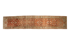 3x16 Vintage Distressed Heriz Rug Runner // ONH Item ee0052911