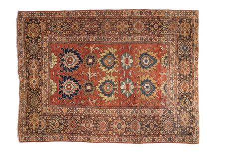 7x9.5 Antique Fragment Mahal Carpet // ONH Item ee0052941