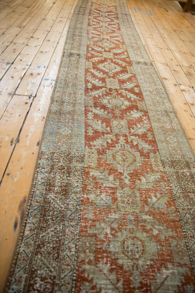 3x16.5 Vintage Distressed Heriz Rug Runner // ONH Item ee005299, Image 7