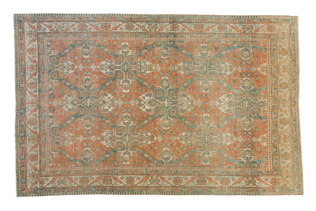 6.5x10 Vintage Distressed Caucasian Carpet // ONH Item ee0053011