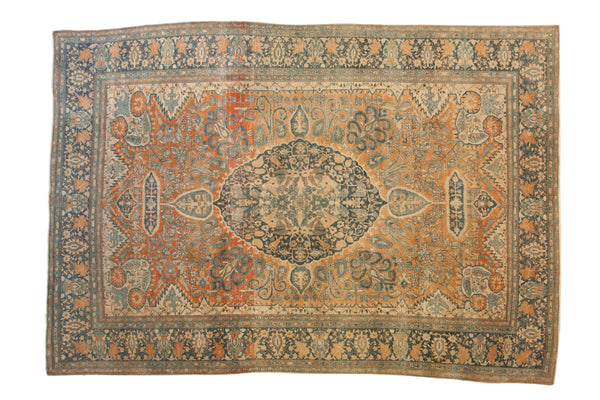 8.5x12 Antique Farahan Sarouk Carpet // ONH Item ee0053041