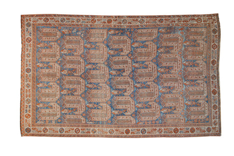 5x8.5 Vintage Distressed Afshar Carpet // ONH Item ee0053081
