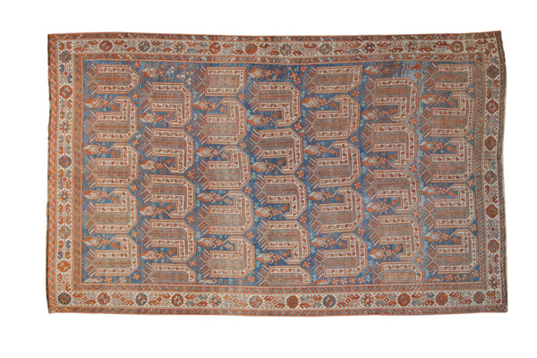 5x8.5 Vintage Distressed Afshar Carpet // ONH Item ee0053081
