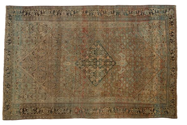 7.5x11.5 Vintage Distressed Bijar Carpet // ONH Item ee0053091